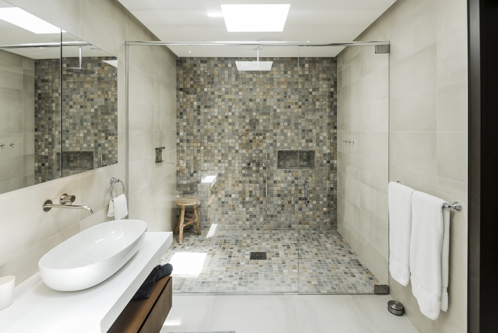 Shower Glass Tempered Clear Glass SXM Indoors BV